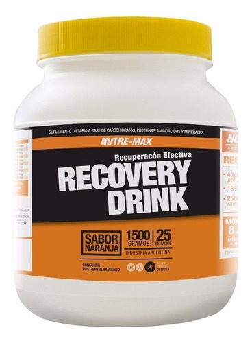 Recovery Drink X 540grs Nutremax Recuperacion Aminoacidos