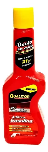 Aditivo Gasolina Doble Concentración Qualitor 140ml Simoniz