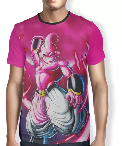 Camiseta T-Shirt Dragon Ball Majin Boo Versão Magro Algodão