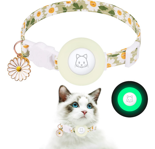 Jxfukal - Collar De Gato Airtag Con Soporte De Silicona Par.