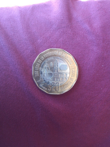 Moneda Conmemorativa De 500 Años De 20 Pesos 