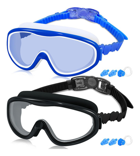 Gafas De Natación Unisex Cooloo Negro Y Azul