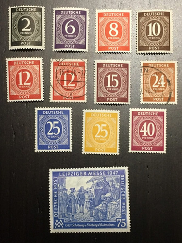 Estampillas Alemania, Oc. Aliada (1945-49) Zona Conjunta S8