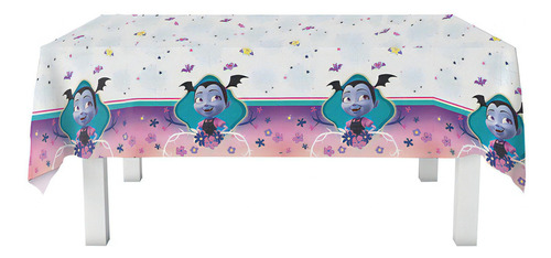 Toalha De Mesa Tnt Festa Vampirina 2,00m X 1,40m - 1 Unidade