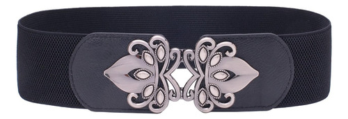 Syuer Cinturón De Cintura Elástico Ancho Vintage Para Mujer 