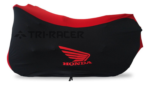 Capa Para Moto Honda Cbr 600rr Cbr 600f Cb 600 Hornet Tam.m Cor Preto E Vermelho