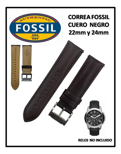 Correa Reloj Fossil Cuero Original Y Nueva Banda Malla 