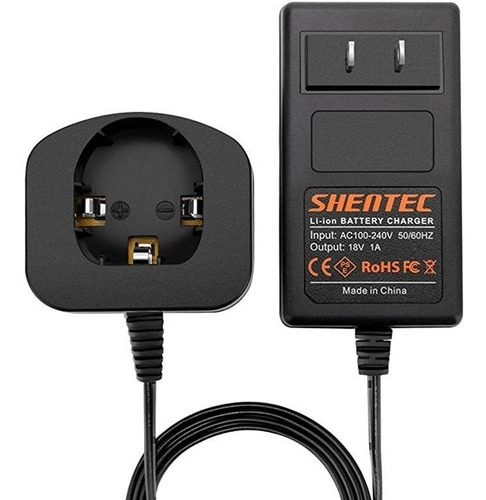 Shentec - Cargador De Batería De 18 V Compatible Con Ryobi.