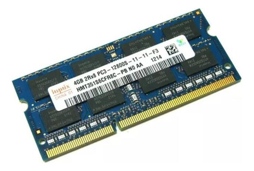 Memoria Sodimm Ddr3 Pc3 12800s 4gb 2rx8