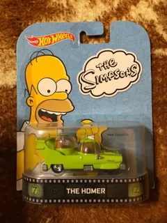 Hotwheels 2013 Retro De Los Simpsons Homero aleaciones neumáticos de goma del 
