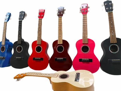 Ukeleles Acusticos Concierto En Cedro Incluye Forro Y Envio