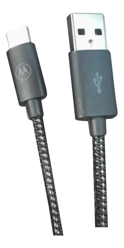 Cable Usb Type C Motorola Carga Ultra Rápida Reforzado 1.5m