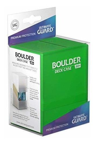 Protector Cartas Ultimate Guard Boulder 80+ Deck Case Emeral