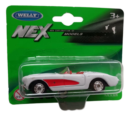 Carro Nex Welly - 1957 Chevrolet Corvette - Escala 1:64