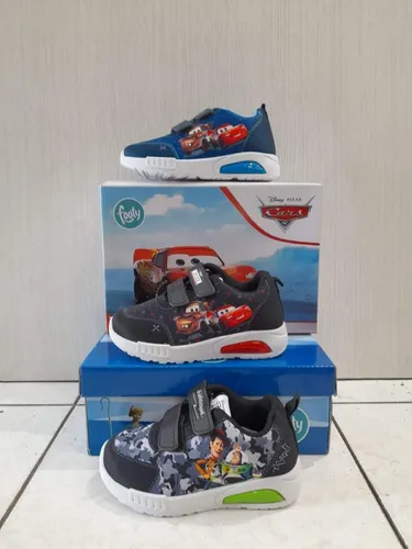 Zapatillas Footy Luces Ni os Toy Story O Cars. Lic Disney Env o