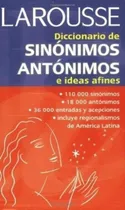 Comprar Diccionario De Sinonimos Antonimos E Ideas A Fines