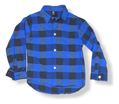 Camisa De Cuadros Para Bebés Guimel Kids - Manga Larga
