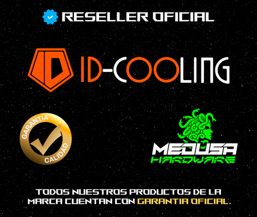 Kit X3 Coolers + Controlador Remoto Id-cooling Af-w Pwm Blanco