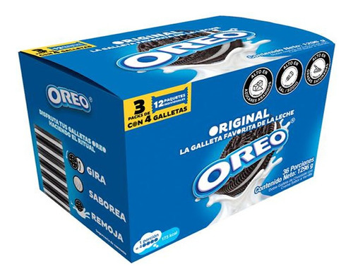 Galletas Oreo Sandwich Vainilla Pack - Kg a $1122