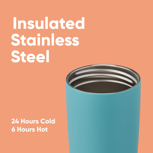 Vaso De Café Aislado 20 Oz Acero Inoxidable Reutilizable