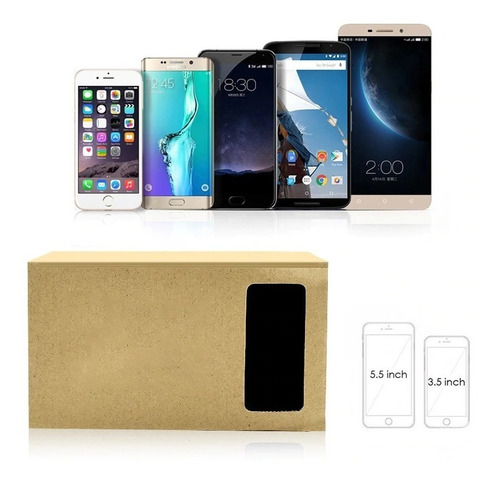 Lentes De Realidad Virtual Google Cardboard 3d Gafas iPhone