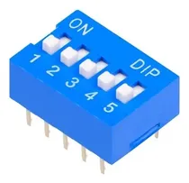 Comprar 10 X Interruptor Dip Switch 5 Posiciones 2.54mm Electronica