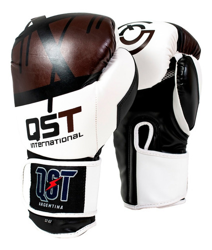 Combo Guantes De Boxeo + Vendas Qst Arg (#3713) Kick-box