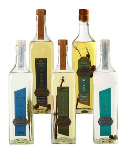 Colección Piscos Bou Barroeta 750 Ml/ Envío Incluido