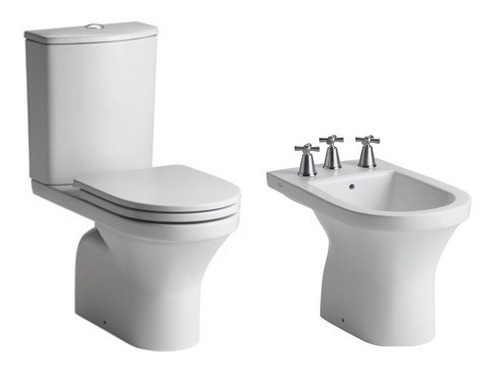 Combo Baño Ferrum Varese Inodoro Lgo Mochila Bidet Tapa