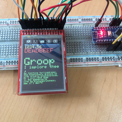 Pantalla Touch Rgb 2.0 Tft 176x220 8 Bit Bus R65103 Arduino