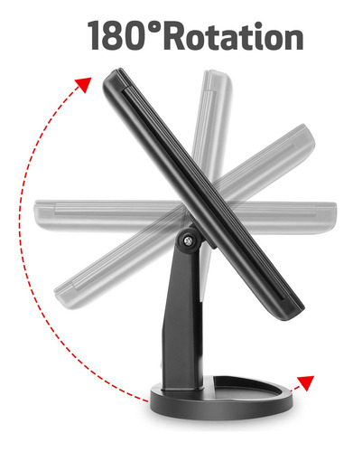 Espejo De Tocador Iluminado Triple Con 21 Luces Led