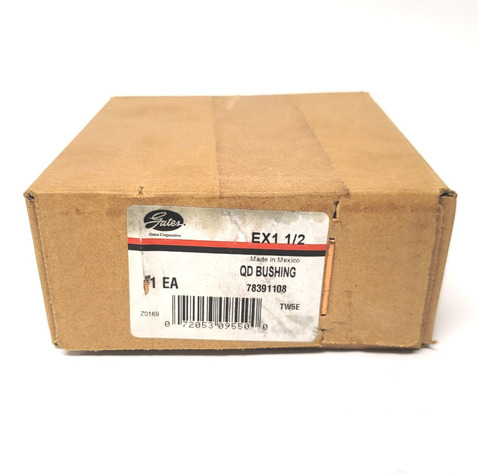 Gates 78391108 Quick Disconnect Bushing, 1.5 Bore 6 Fl Cck