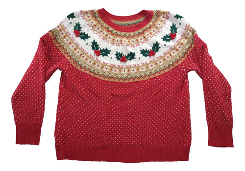 Suéter Holiday Time Navidad Mujer (Usado)
