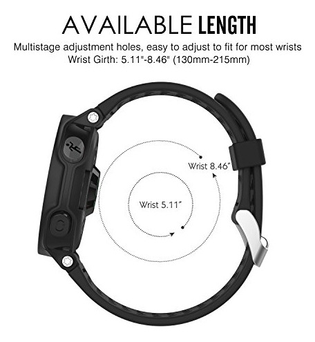 Correa De Reloj Moko Compatible Con Garmin Forerunner 235 Ne