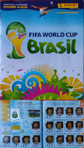 Álbum Figuritas Del Mundial De Fútbol Brasil 2014 Completo 