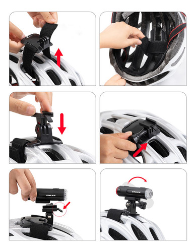 Casco De Bicicleta Luz Seguridad Ciclismo Linterna Linterna
