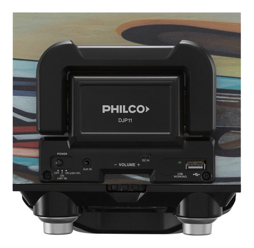 Parlante Bluetooth Philco Djp11 Activo Usb Luz Led Ritmicas