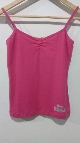 Musculosa Lonsdale Rosa Deportiva