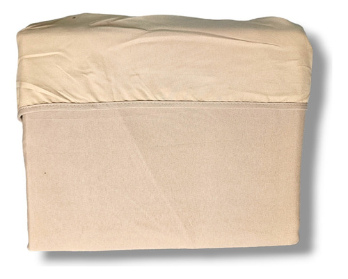 Funda King Cubre Edredon Reversible Acolchado Nordica! Beigh-natural