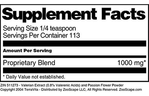 Terravita Extracto Valeriana Y Pasiflora 113g 2 Pack