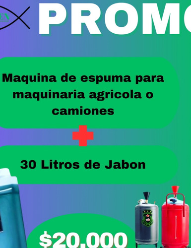 Máquinas De Espuma Más Jabón Sin Trapeo 30lirros