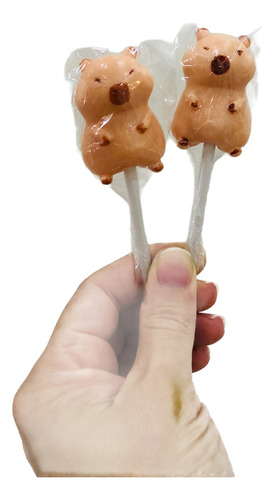 Chupetín Capibara Carpincho Caramelo Artesanal X 25u