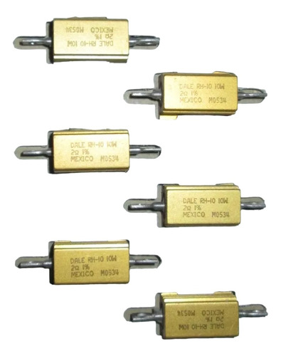 6 Componentes Electrónicos Vishay Dale Rh 10 - 10w