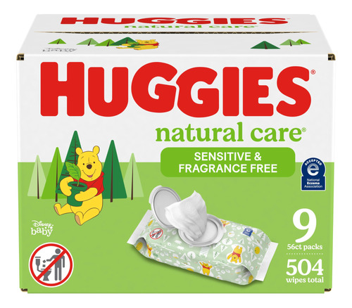 Huggies Huggies Natural Care Sensitive Baby Toallitas, Sin P
