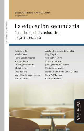 La Educación Secundaria, De Carla A. Villagran Y Otros