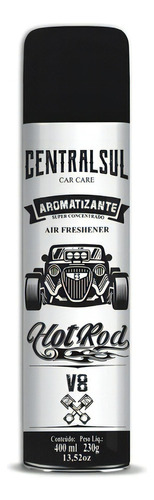 Aromatizante Spray Hot Rod V8 Automotivo 400ml Centralsul