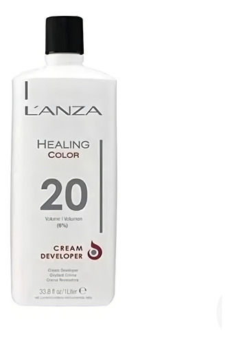 Lanza Healing Color Cream Developer 20vl 1 Litro Tom Oxidante