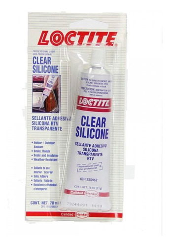 Silicona Rtv Transparente De 70ml 285952 Loctite