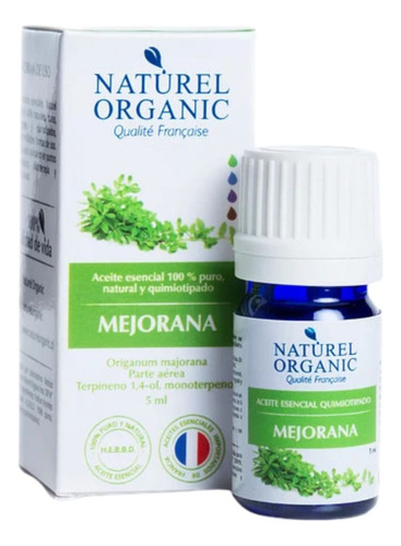 Aceite Esencial Mejorana Orgánico Naturel Organic Aromático