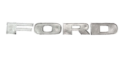 Emblema Ford Cofre Camion Letras Metalicas Cromo 